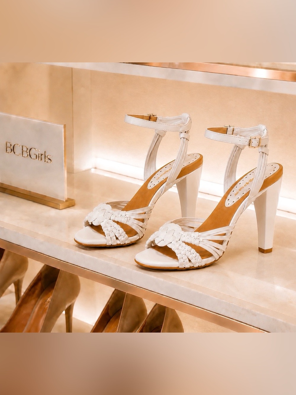 MAXAZRIA LEATHER HEELS